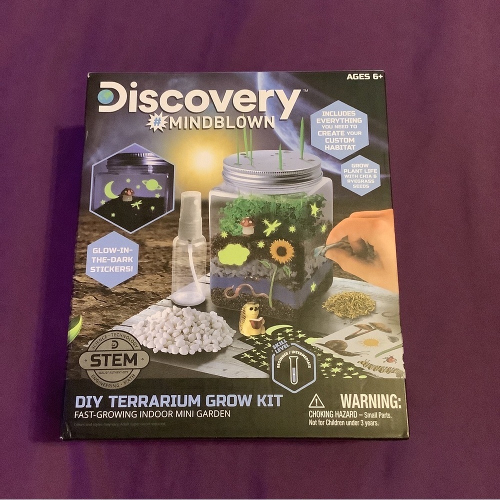 NEW DISCOVERY #MINDBLOWN DIY TERRARIUM GROW KIT FAST-GROWING‎ INDOOR MINI GARDEN